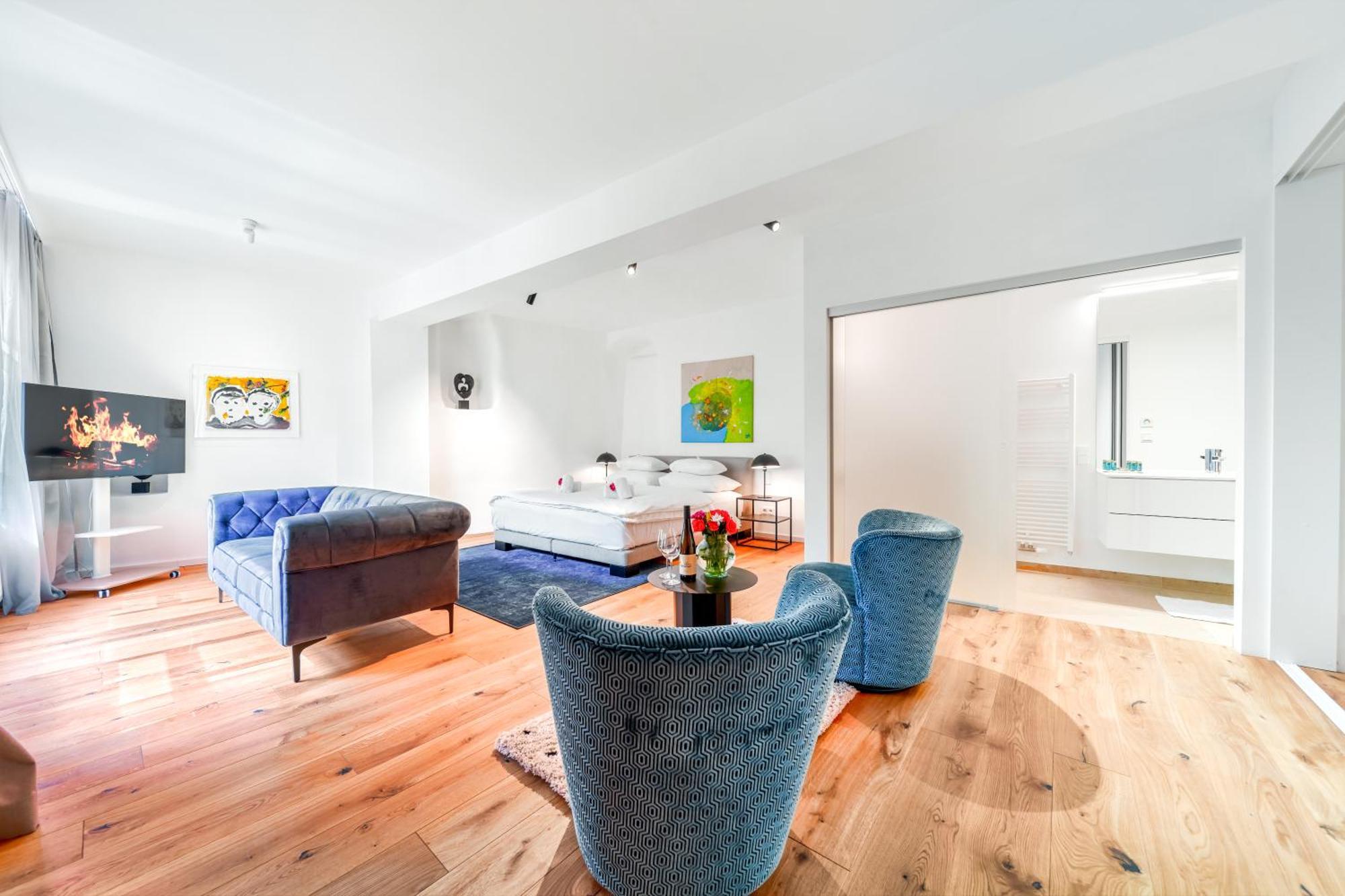Smile Apartments "Lesehof" 크렘스안더다노 객실 사진